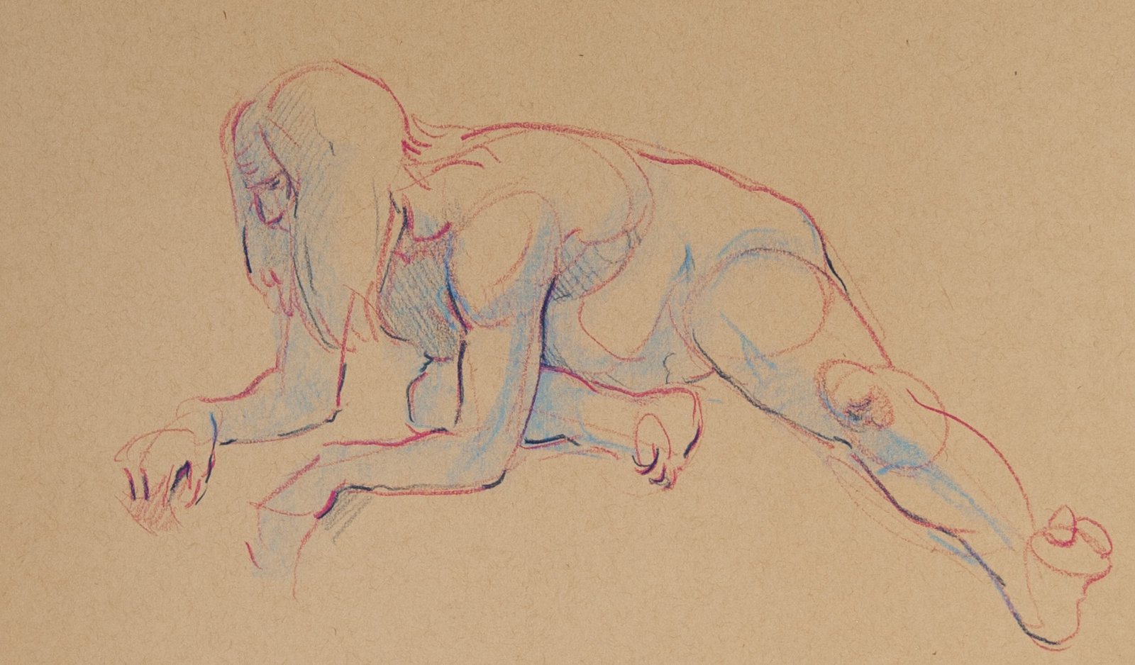 reclining figure model