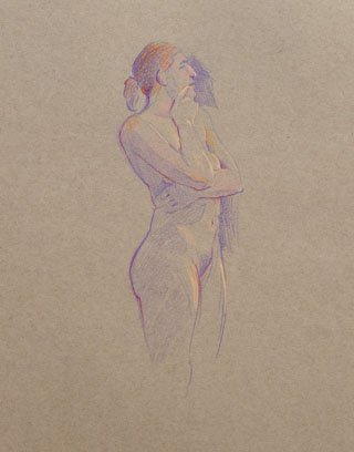 drawing of a person