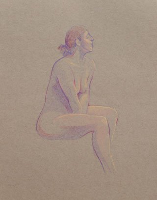 drawing of a person