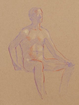 drawing of a person