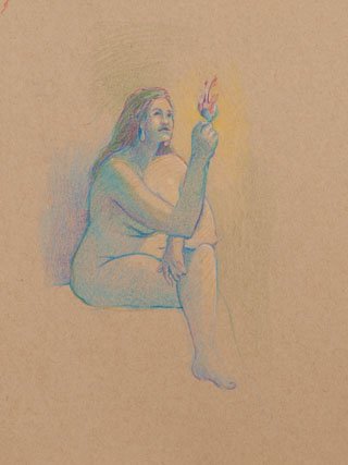 drawing of a person