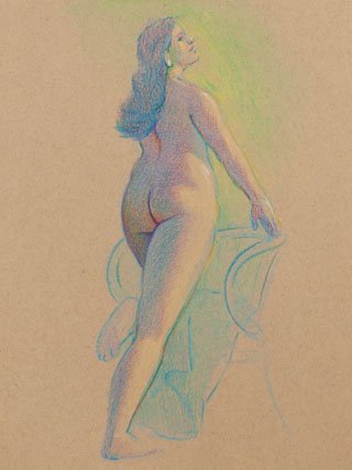 drawing of a person