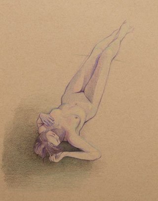 drawing of a person