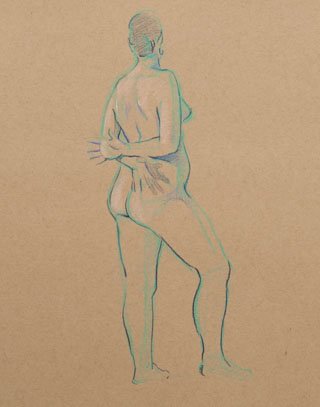 drawing of a person