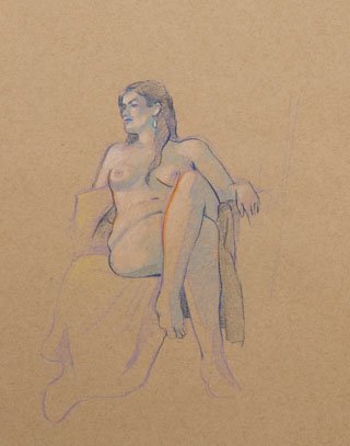 drawing of a person