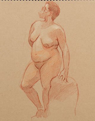 drawing of a person