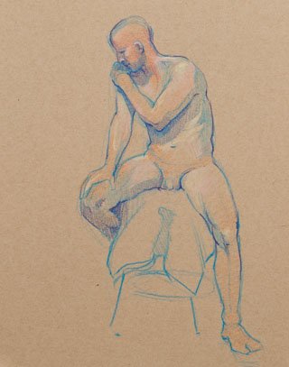 drawing of a person