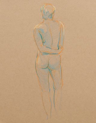 drawing of a person