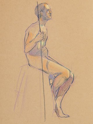 drawing of a person