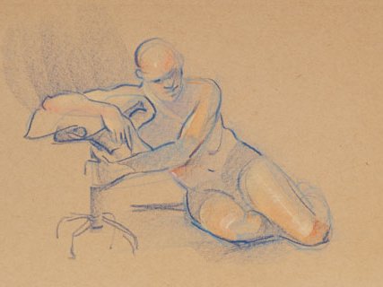 drawing of a person