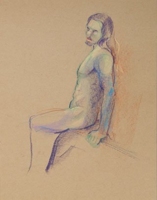 drawing of a person